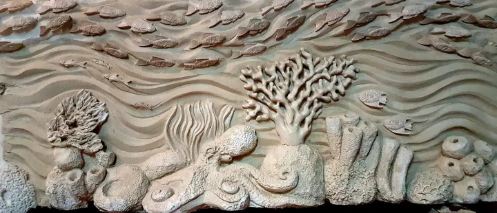 Murales escultóricos, vista 2 del archivo fotográfico